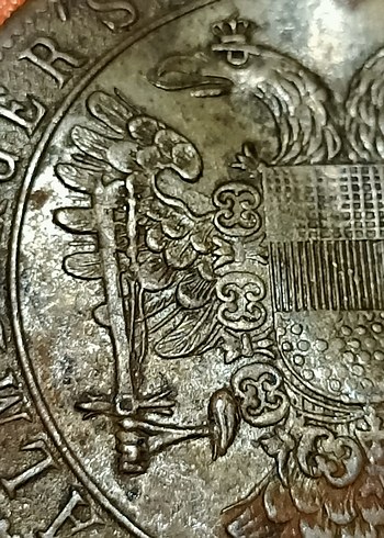 Avusturya çeyrek florin 1850ler - Görsel 6