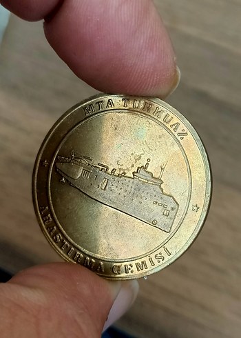 MTA turkuaz gemisi nadir jeton - Görsel 4
