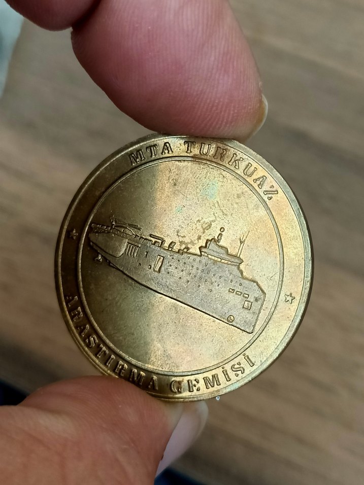 MTA turkuaz gemisi nadir jeton - Görsel 4