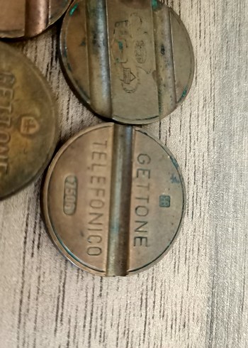 Vintage Telefon Jetonları - Görsel 3