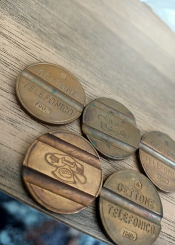 Vintage Telefon Jetonları - Görsel 2