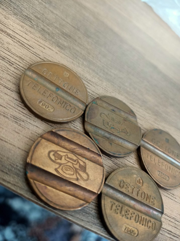 Vintage Telefon Jetonları - Görsel 2
