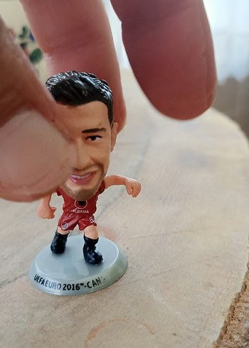 Renkli Kırmızı Futbolcu Figürü Euro 2016 - Görsel 5