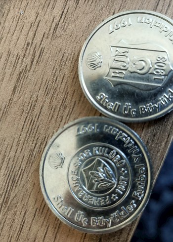 Vintage Shell koleksiyon futbol jeton - Görsel 5