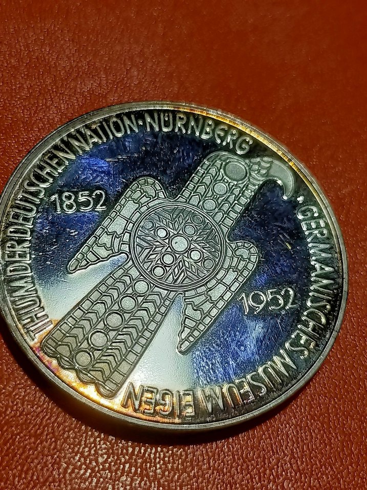 vintage Alman gümüş metal - Görsel 4