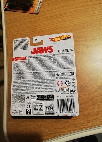  Beden Renk Jaws Filmi koleksiyon araba 