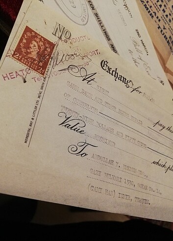 Beden Renk İzmir Ticaret tarihi vintage evraklar