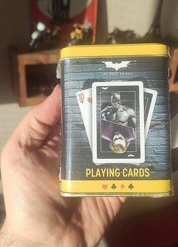 Batman joker oyun kartları teneke kutu - Görsel 7