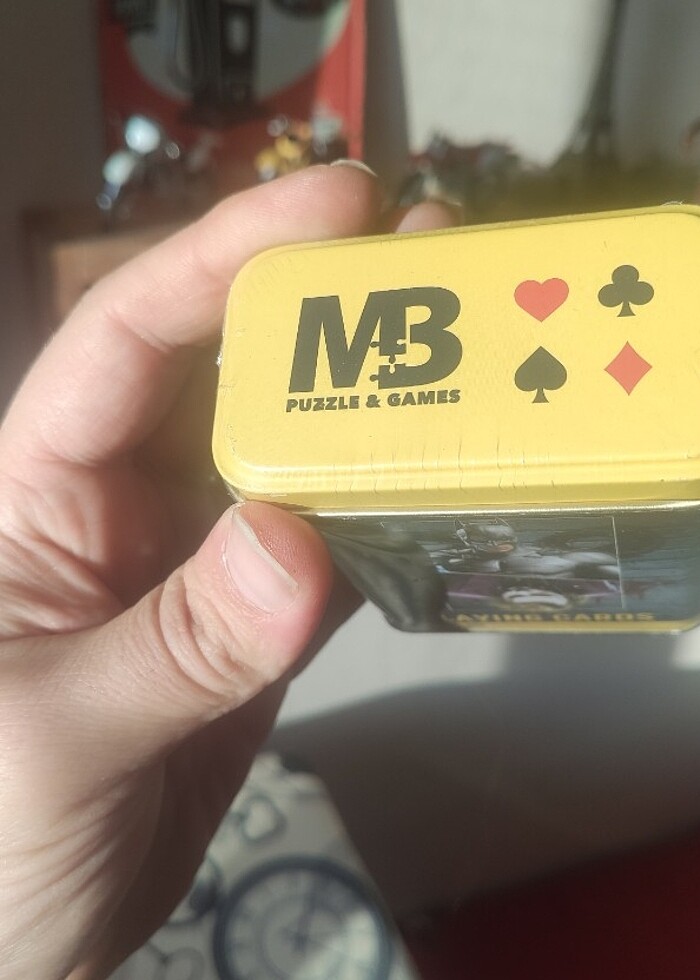 Batman joker oyun kartları teneke kutu  - Görsel 5