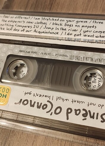 Sinead o connor vintage kaset 