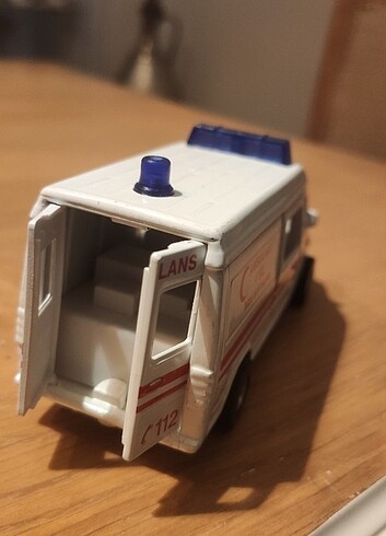 Beden Renk Metal araba ambulans diecast araba