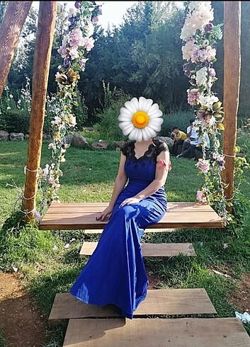 Balık model abiye / gece elbisesi