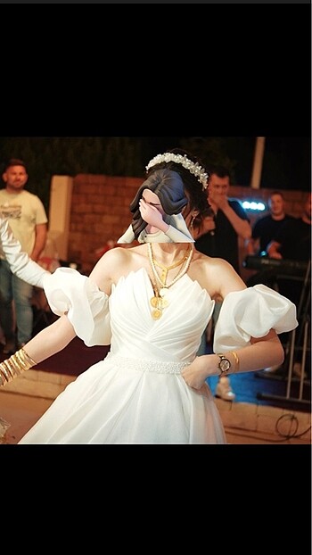 gelinlik , saten gelinlik - Görsel 2