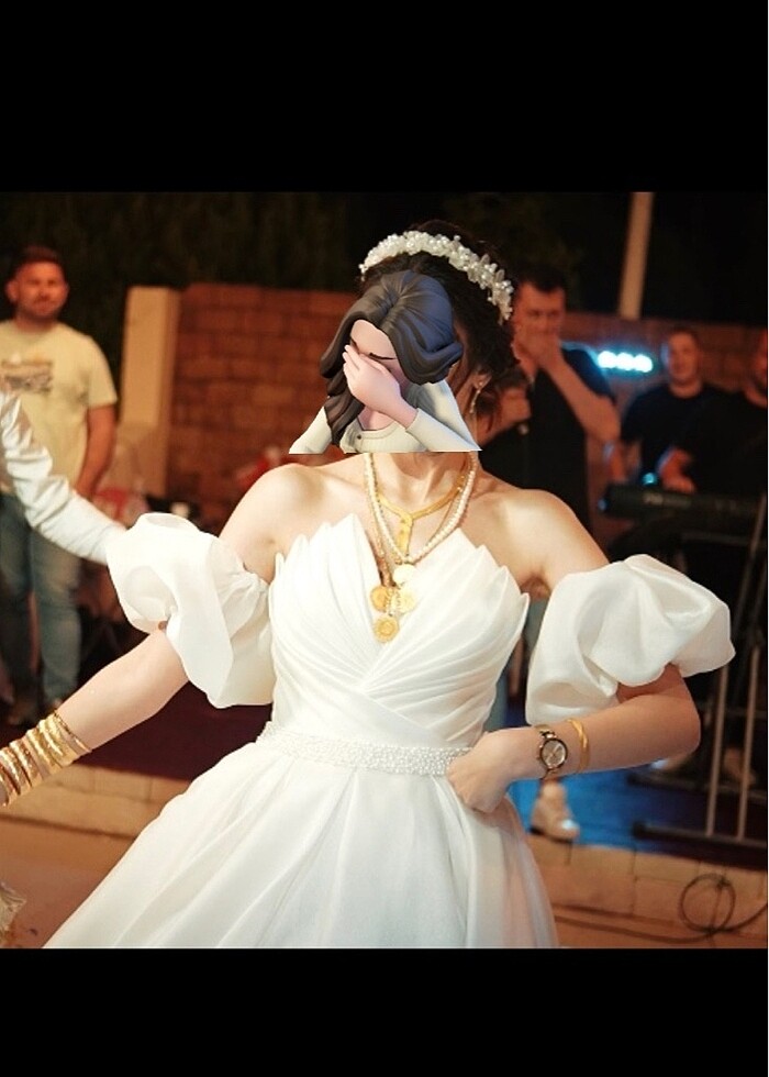 gelinlik , saten gelinlik - Görsel 2