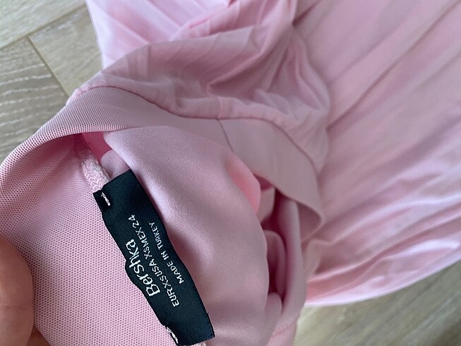 Bershka şifon piliseli etek