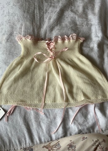 Nakış Detaylı Beyaz lolita Etek - Görsel 2