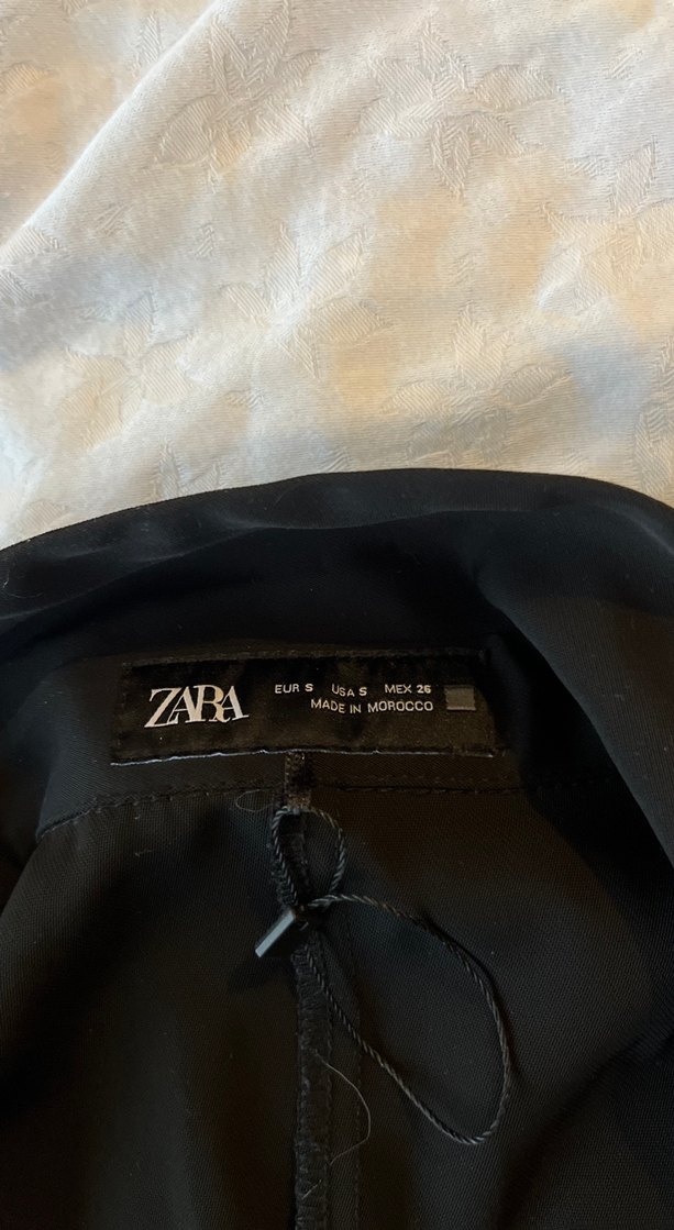 Düğmeli Siyah Mini pileli Elbise - Görsel 2