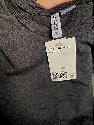 xs Beden siyah Renk H&M elbise