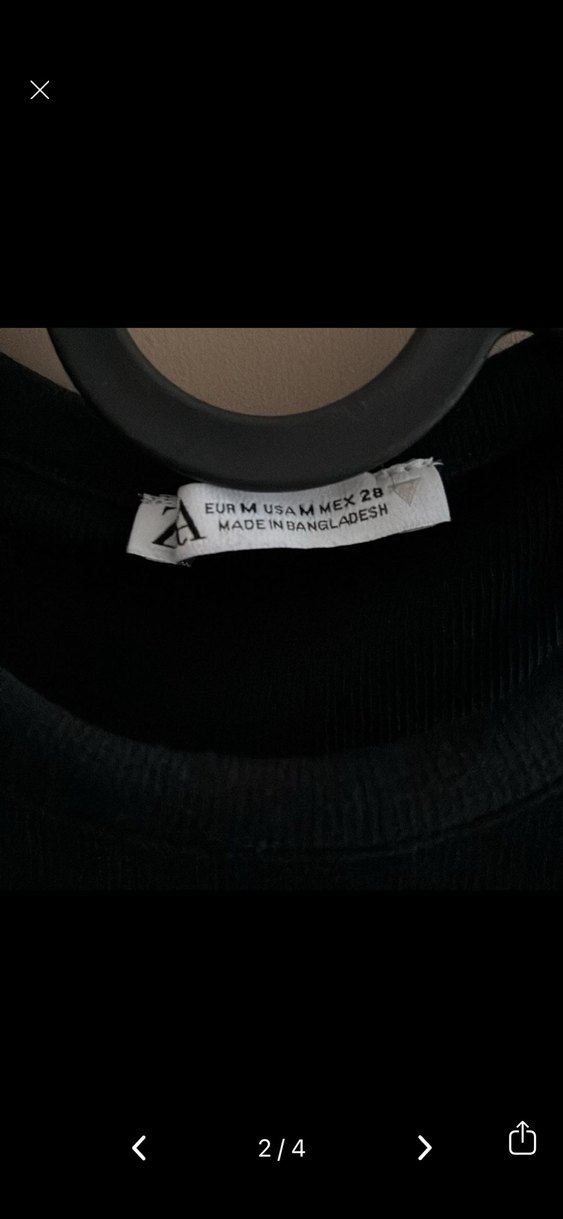 Siyah Yüksek Yakalı Mini Kadın Atlet - Görsel 2