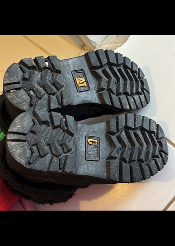 Siyah Süet Kürklü Kadın Dolgu Topuk Bot - Görsel 3