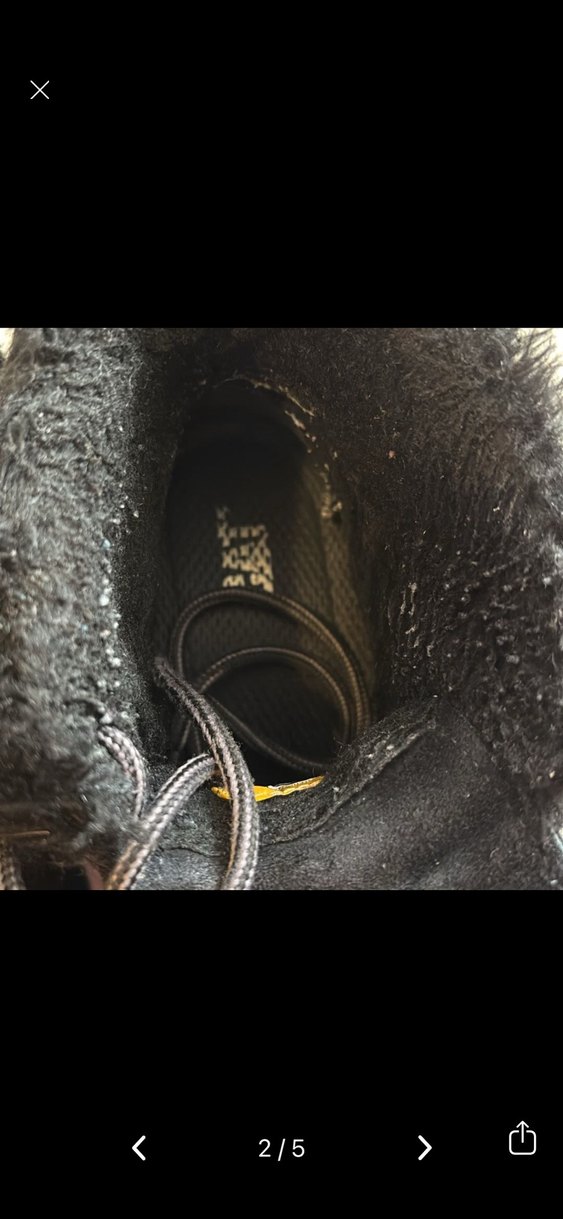 Siyah Süet Kürklü Kadın Dolgu Topuk Bot - Görsel 2