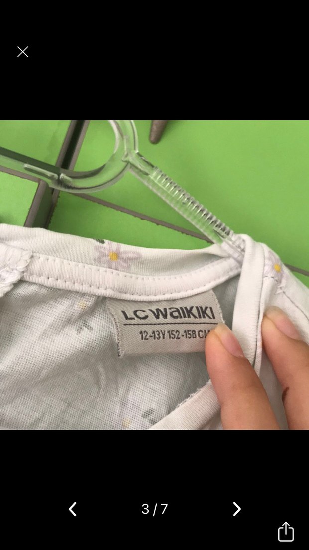 Kız Çocuk Kısa Kollu Pilili Mor Elbise - Görsel 3