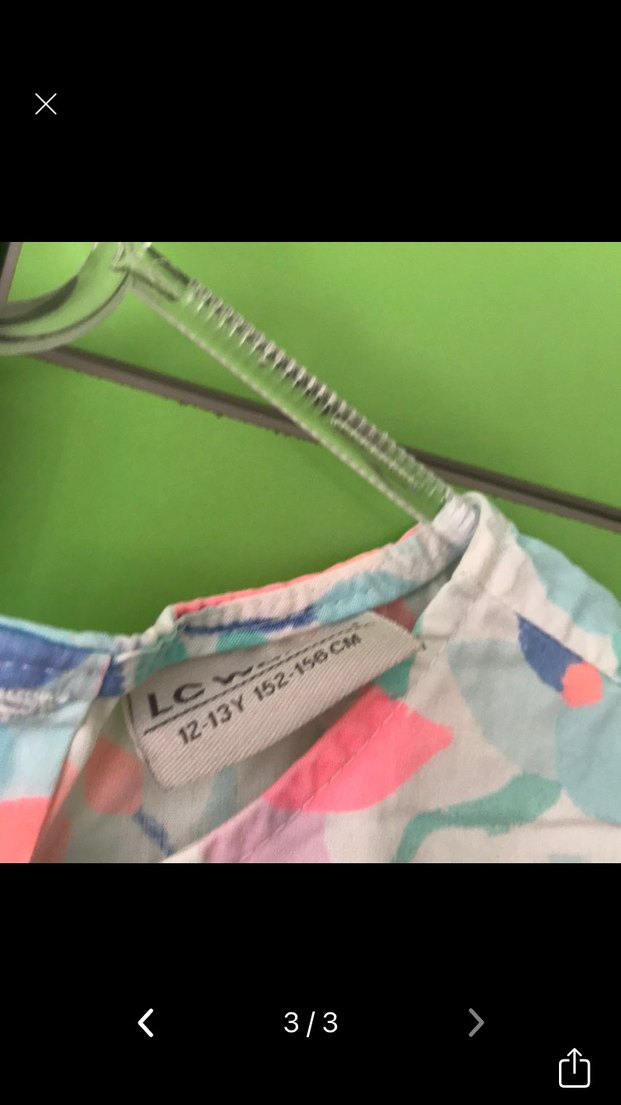 Lc Waikiki Kız Çocuk Pastel Renkli Piliseli Elbise - Görsel 3
