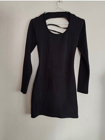 Zara Siyah tarz mini elbise