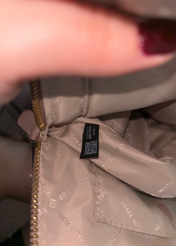  Beden ten rengi Renk Michael Kors Bej Deri Kadın Sırt Çantası