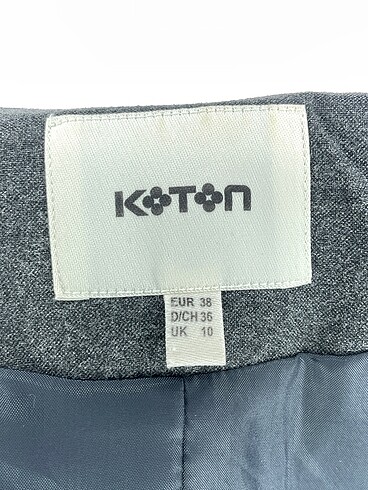 38 Beden gri Renk Koton Blazer %70 İndirimli.