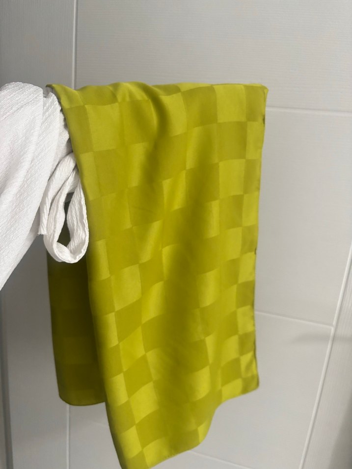 Yağ yeşili eşarp - Görsel 4