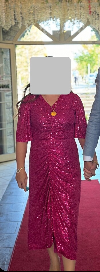 s Beden pembe Renk GUSTO S BEDEN ELBİSE