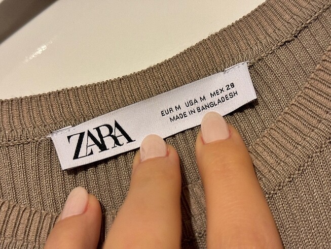 m Beden camel Renk Zara elbise