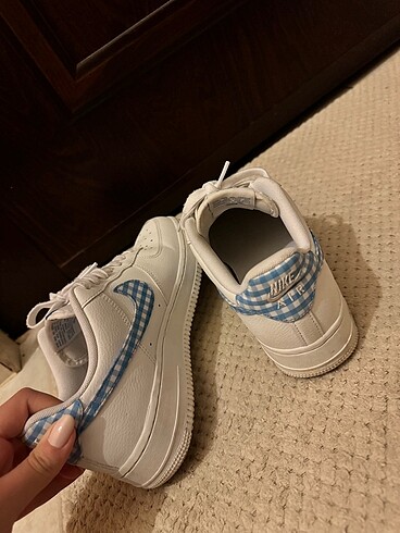 40 Beden beyaz Renk Nike air force ekose modeli