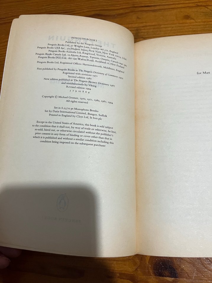 THE PENGUIN

BUSINESS DICTIONARY

MICHAEL GREENER - Görsel 4