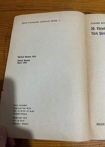 20. Yüzyıl Türk Şiiri Antolojisi - İlhami Soysal - Görsel 3