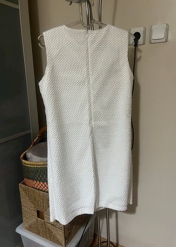 Network dantelli beyaz abiye elbise 40 beden - Görsel 7