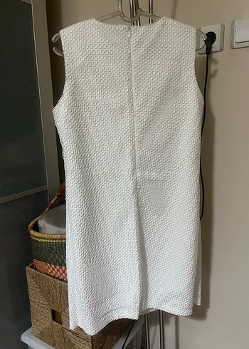 Network dantelli beyaz abiye elbise 40 beden - Görsel 8