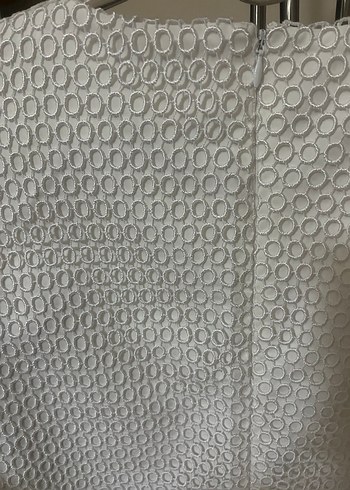 Network dantelli beyaz abiye elbise 40 beden - Görsel 9