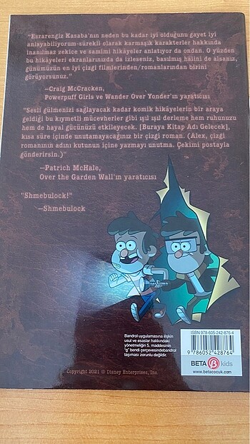 Disney- Esrarengiz Kasaba Kayıp Efsaneler / Çizgi Romanlar Gelsi