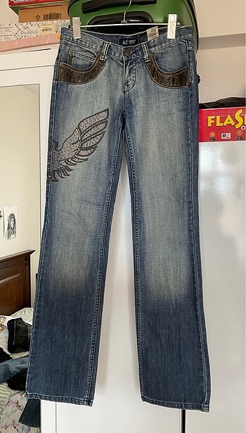 Armani Jeans Y2k kot pantolon