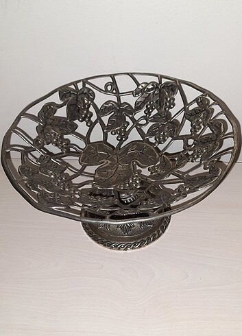 Alman gümüşü şekerlik vintage jardinyer 
