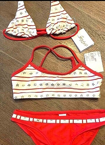 3/4 yaş üçlü set bikini