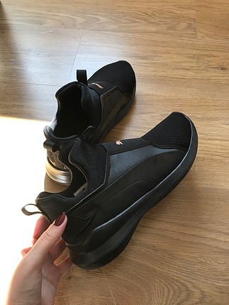 Puma Puma rebel mid siyah spor ayakkabı