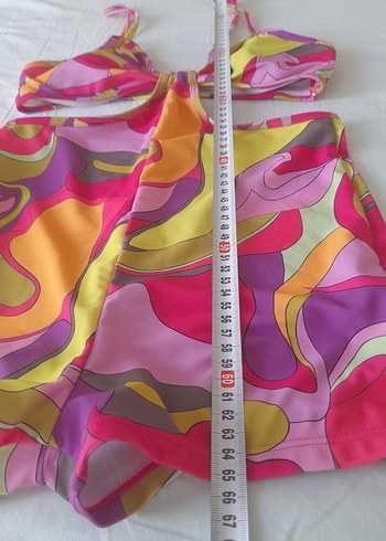 Renkli Bağcıklı Mini Tie-Dye Mayo - Görsel 8