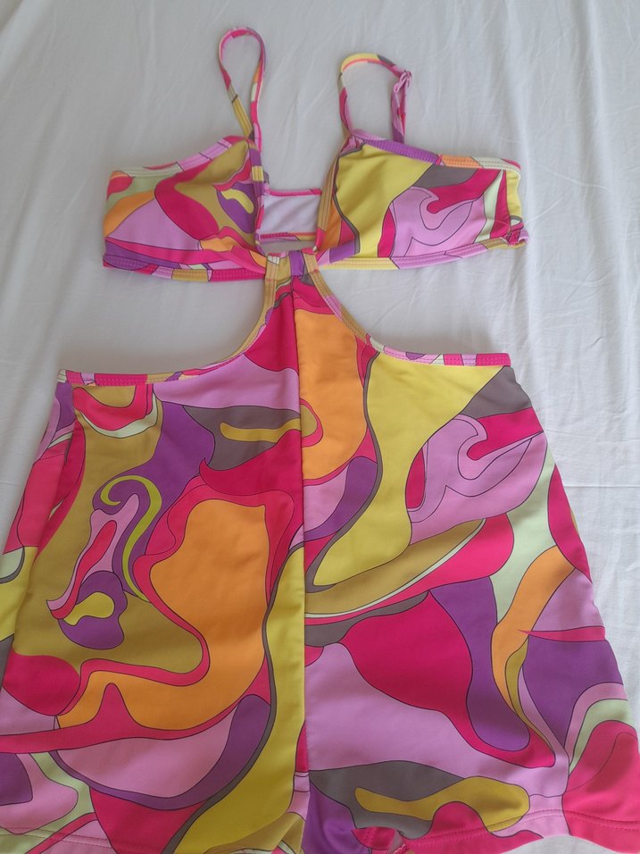 Renkli Bağcıklı Mini Tie-Dye Mayo - Görsel 3