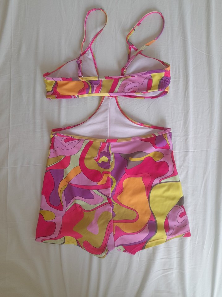 Renkli Bağcıklı Mini Tie-Dye Mayo - Görsel 4