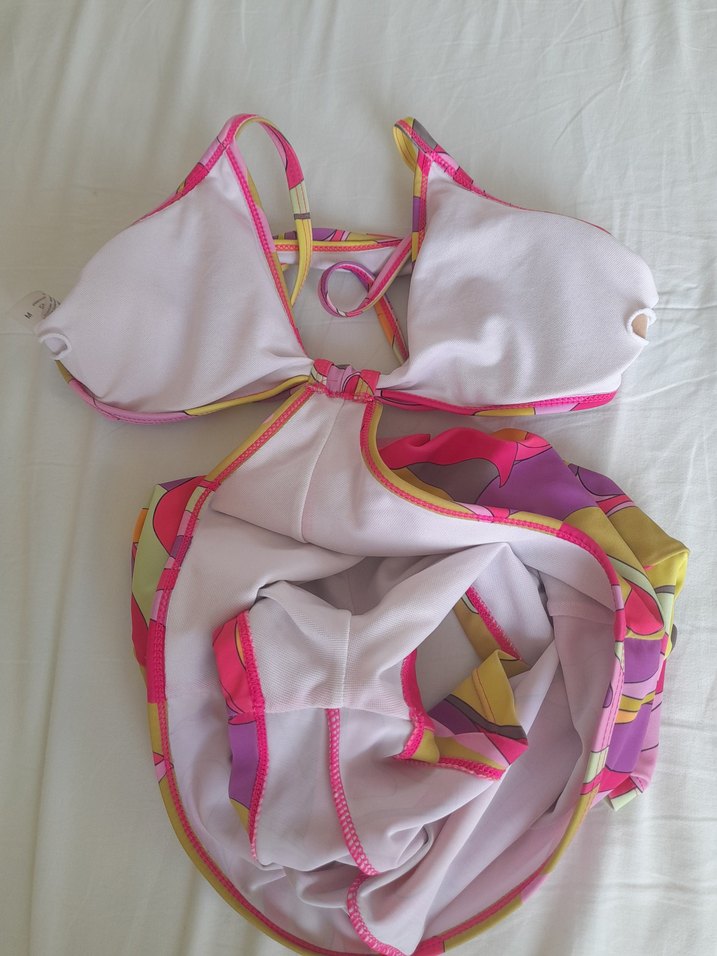 Renkli Bağcıklı Mini Tie-Dye Mayo - Görsel 5