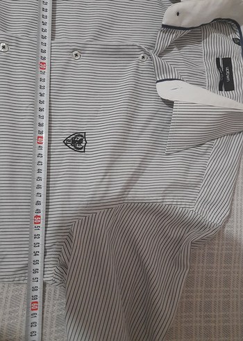 Gri Çizgili Erkek Ofis Gömleği - Görsel 7