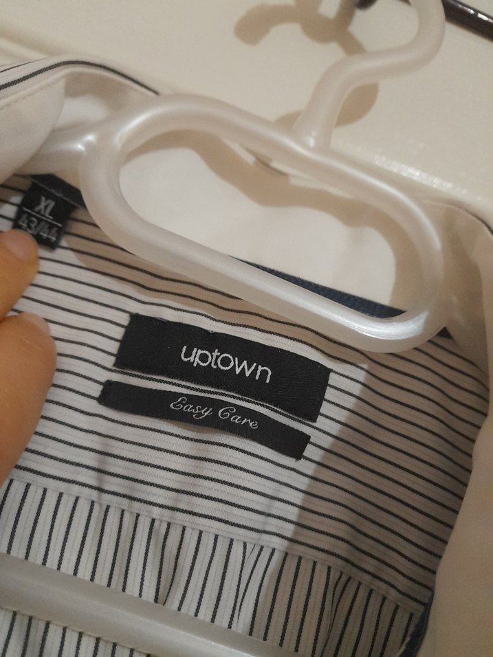 Gri Çizgili Erkek Ofis Gömleği - Görsel 4